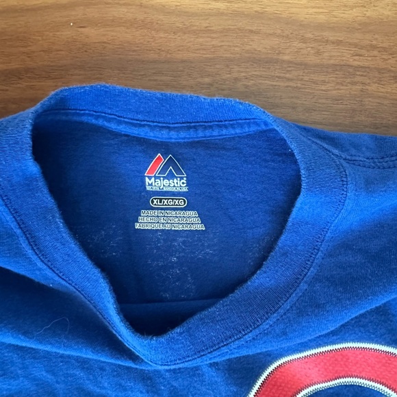 Majestic Chicago Cubs Anthony Rizzo Jersey Tee size XL - Picture 3 of 3